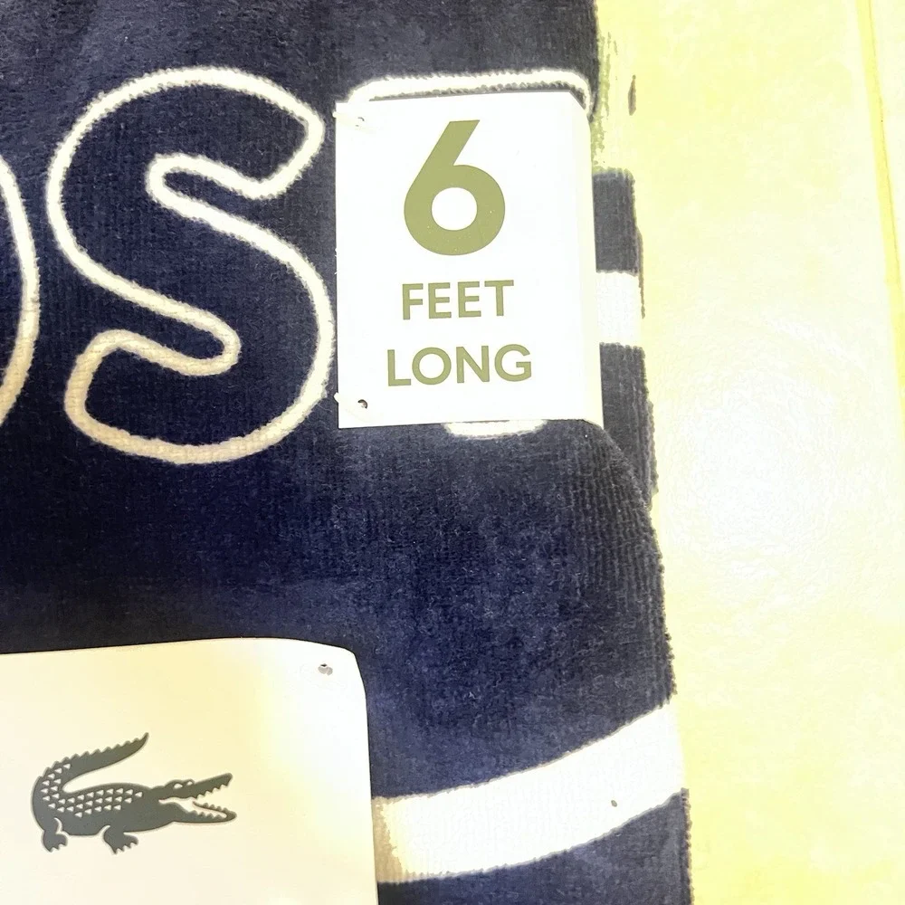 Lacoste ~ Beach Towel 100% Cotton 36